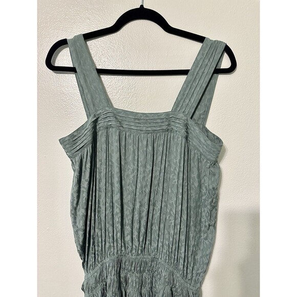 ANTHROPOLOGIE Current Air  Pleated Mini Smocked Waist Dress Size Small - Picture 7 of 10